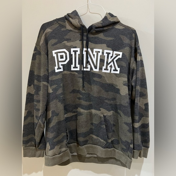 PINK camo sweatshirt - Picture 1 of 2